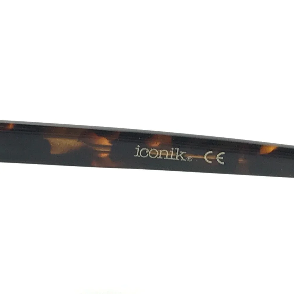 Iconik Eyeglasses Frames Mack C02 Tortoise Square Horn Rim 53-18-140